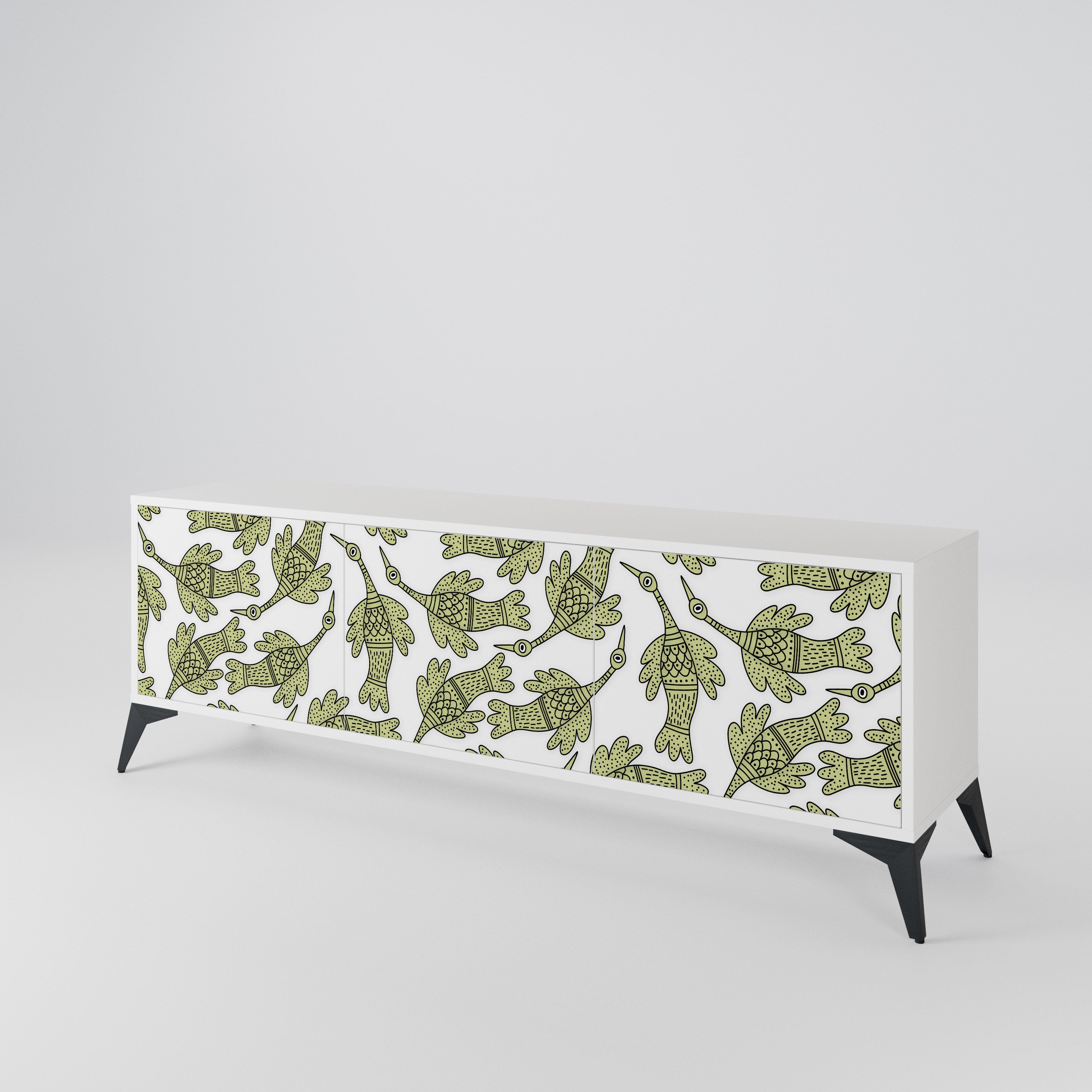 SEEDLING SONGBIRD Mueble de TV de 3 Puertas