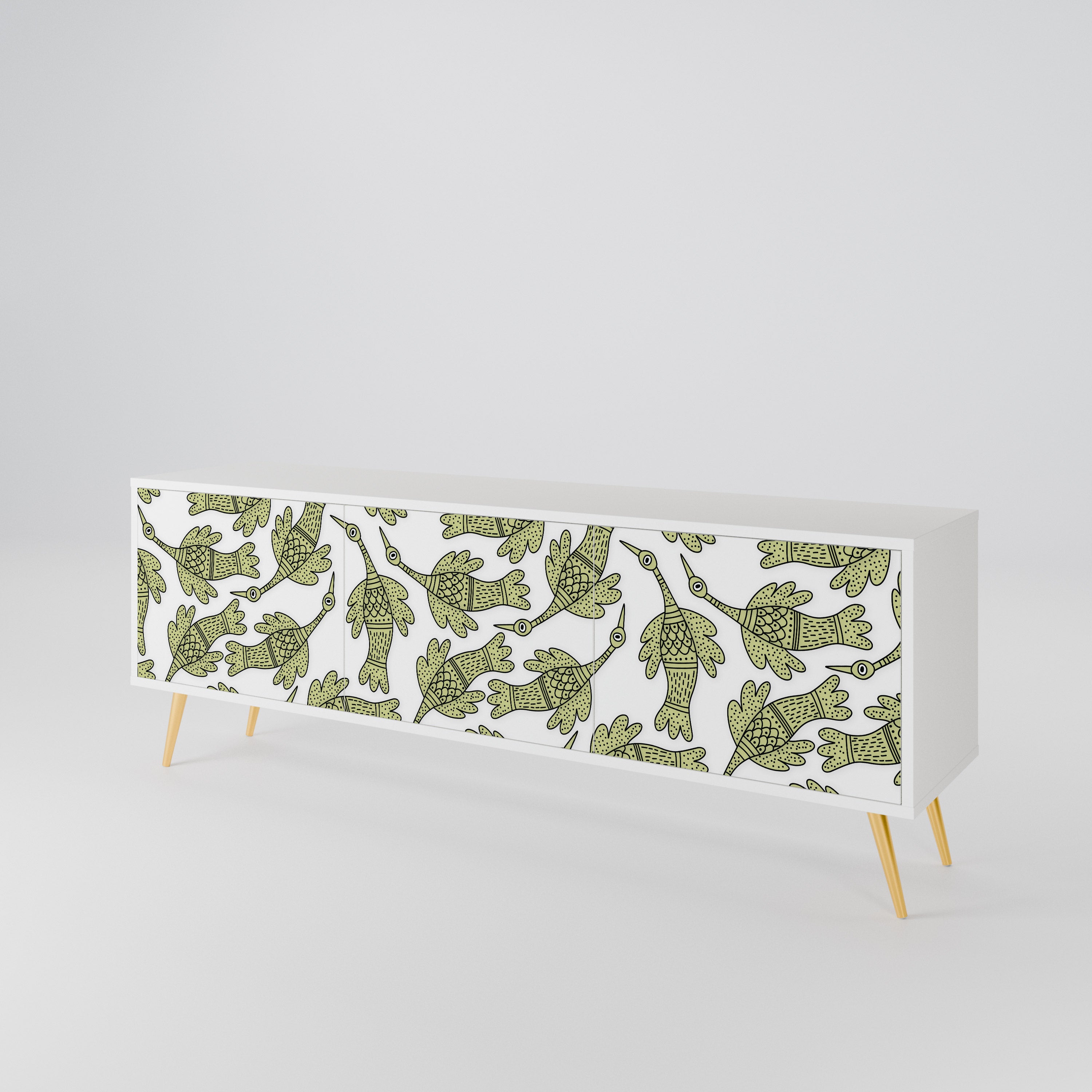 SEEDLING SONGBIRD Mueble de TV de 3 Puertas