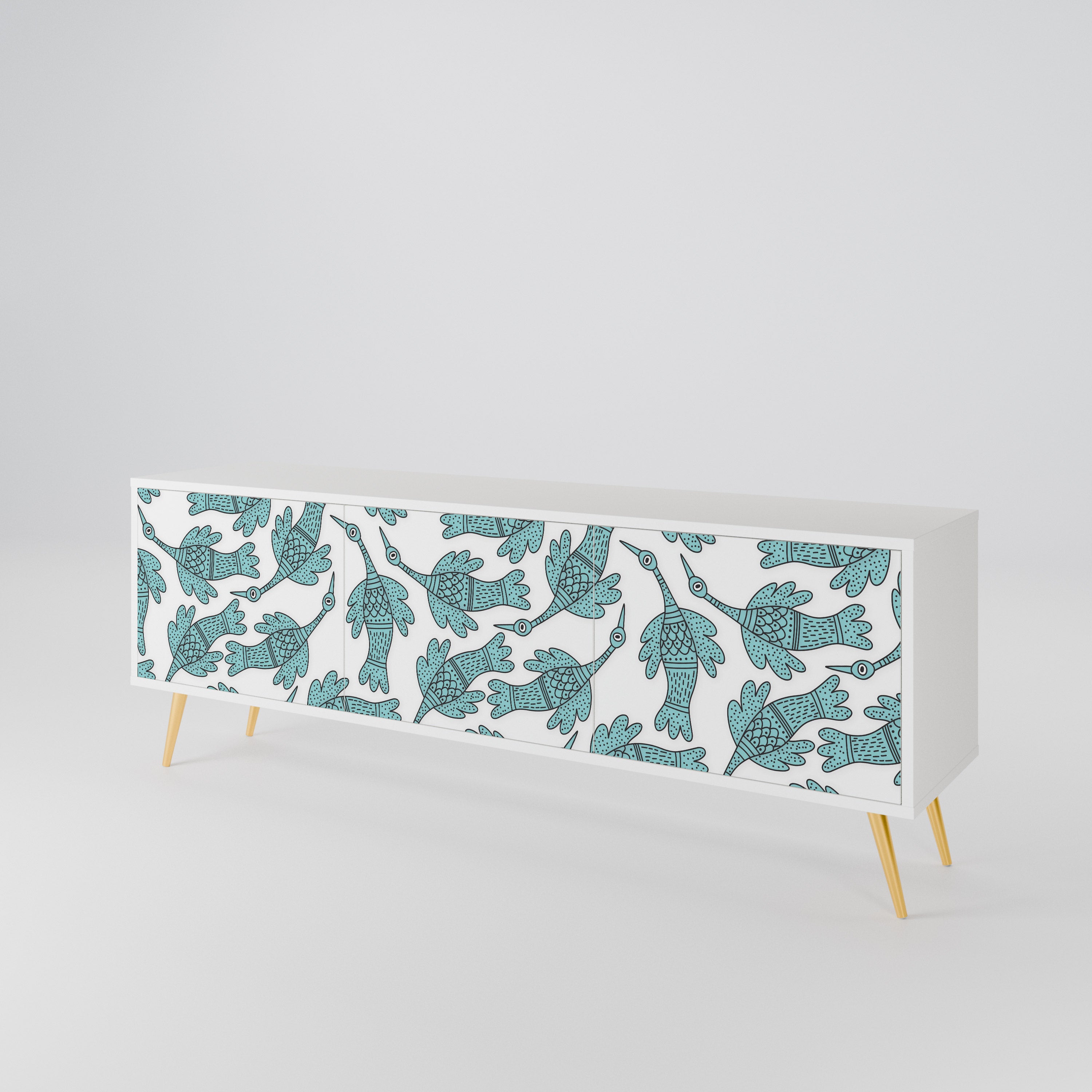 WATERSPOUT SONGIBIRD Mueble de TV de 3 Puertas
