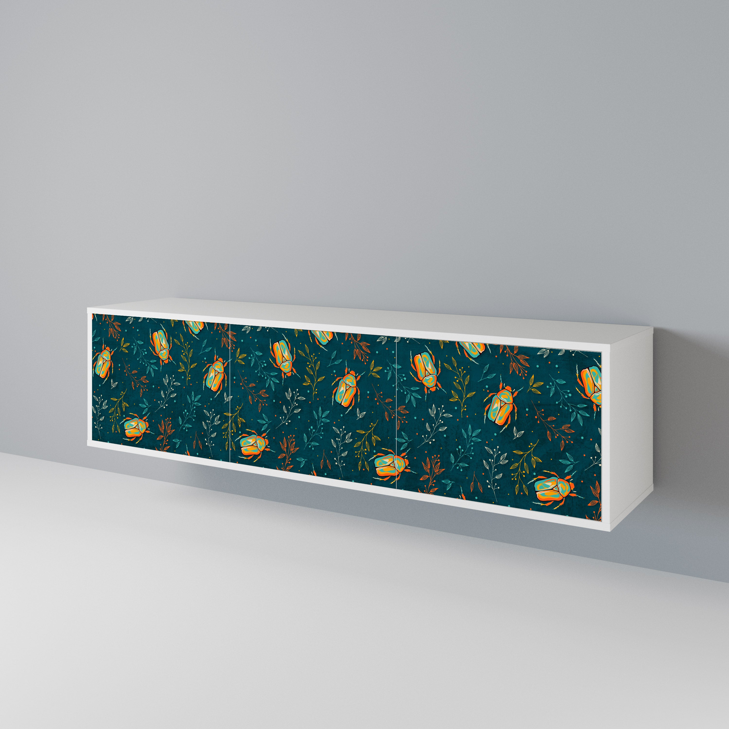 AUTUMN INSECTS Mueble de TV de 3 Puertas