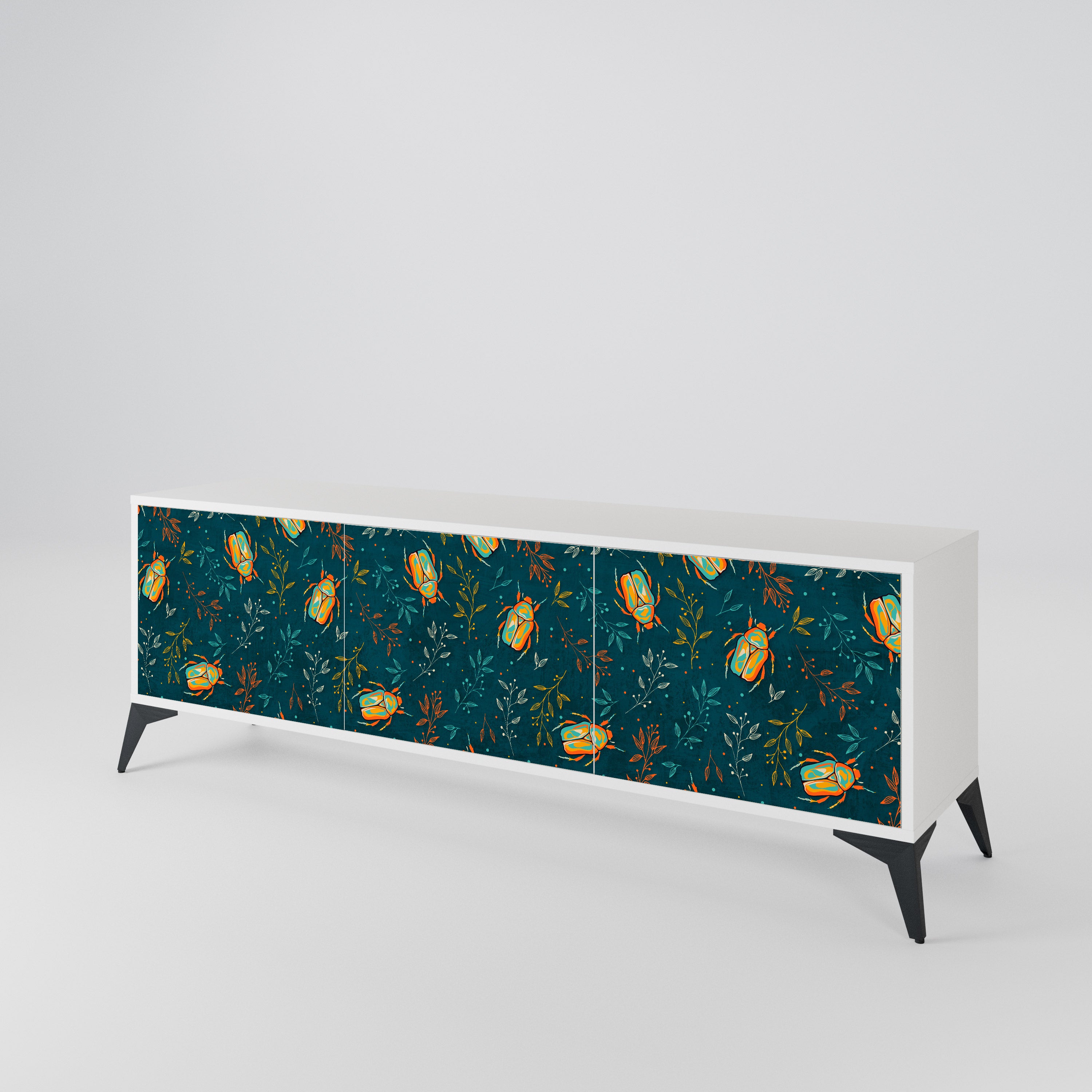 AUTUMN INSECTS Mueble de TV de 3 Puertas