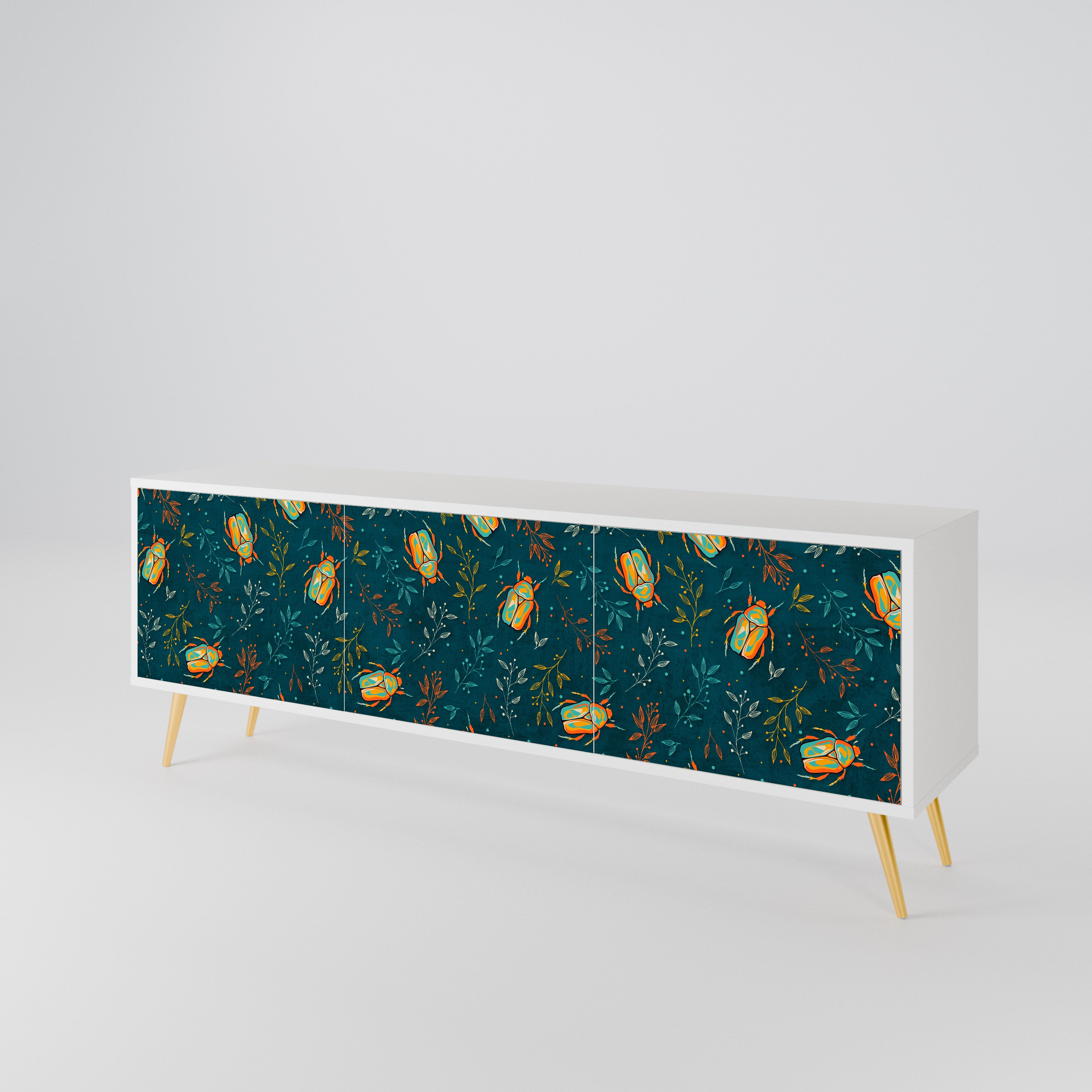 AUTUMN INSECTS Mueble de TV de 3 Puertas