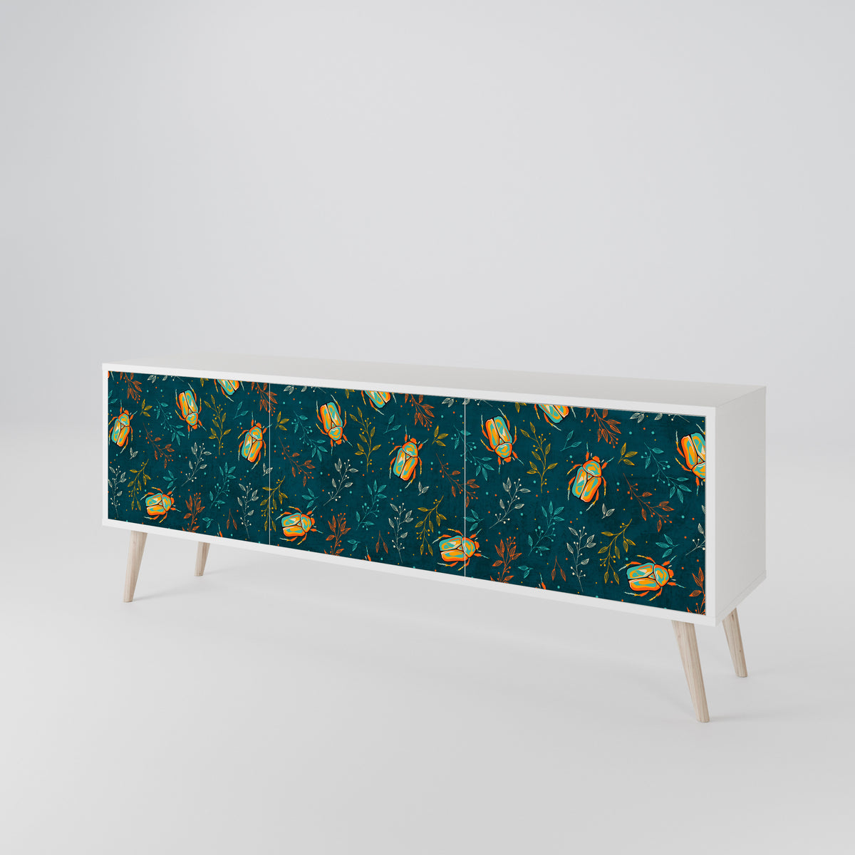 AUTUMN INSECTS Mueble de TV de 3 Puertas