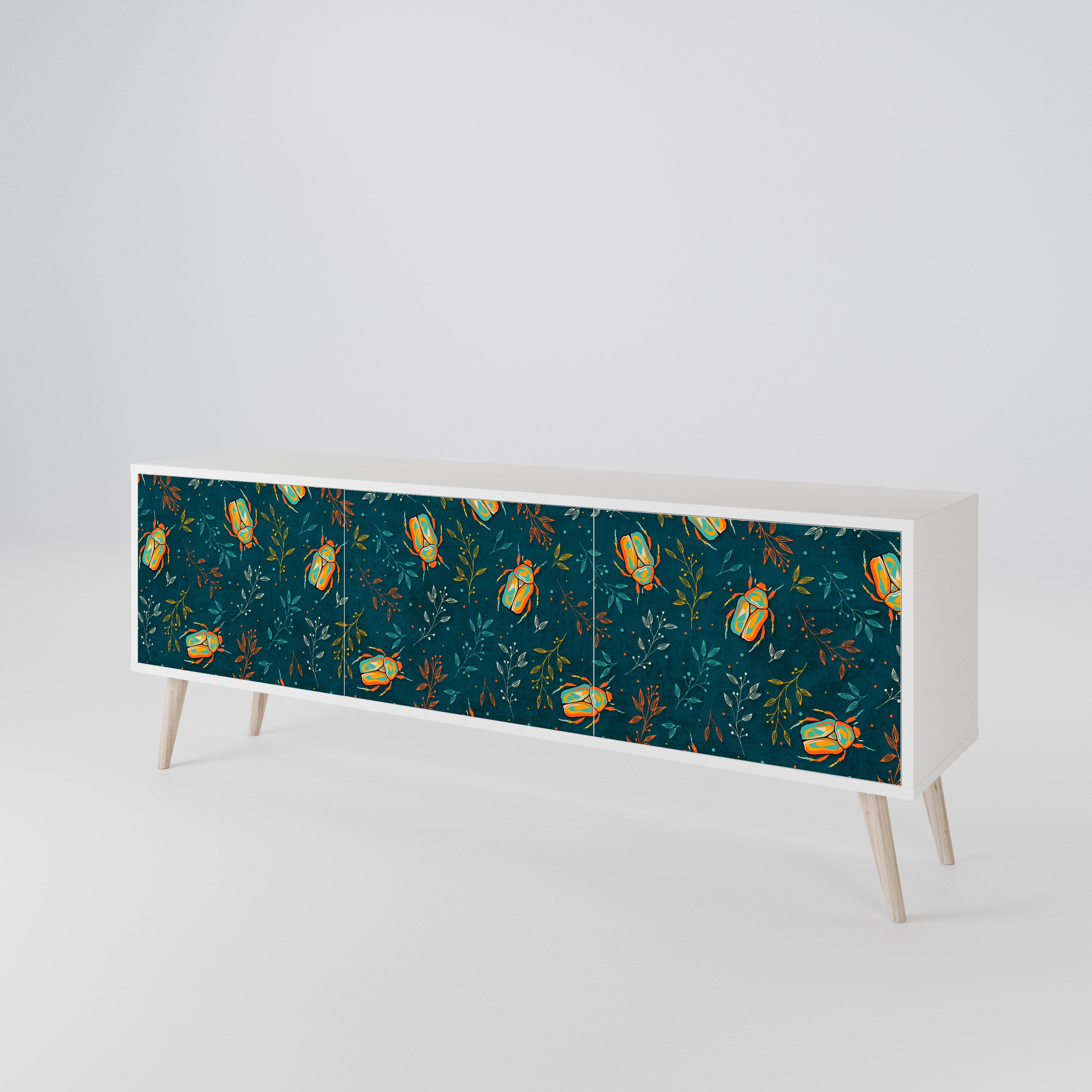 AUTUMN INSECTS Mueble de TV de 3 Puertas