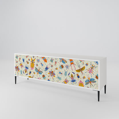 COLORFUL INSECTS Mueble de TV de 3 Puertas