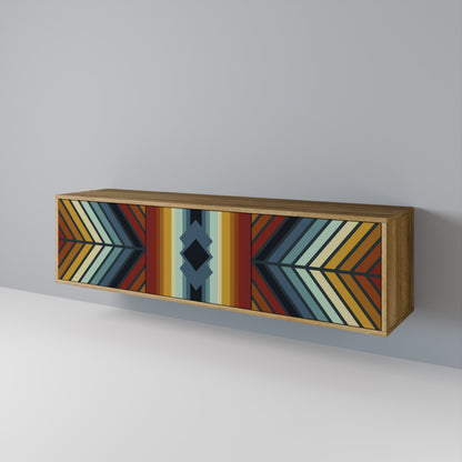 INDIGENOUS ZIGZAG Mueble de TV de 3 Puertas