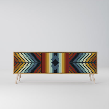 INDIGENOUS ZIGZAG Mueble de TV de 3 Puertas