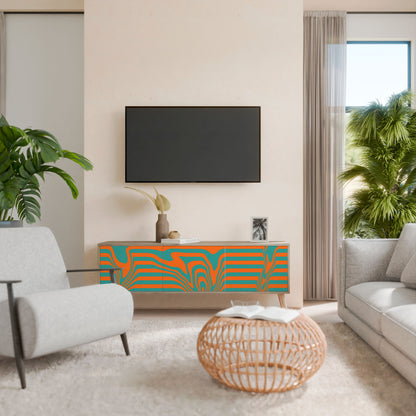 LINE COLLAPSE Mueble de TV de 3 Puertas