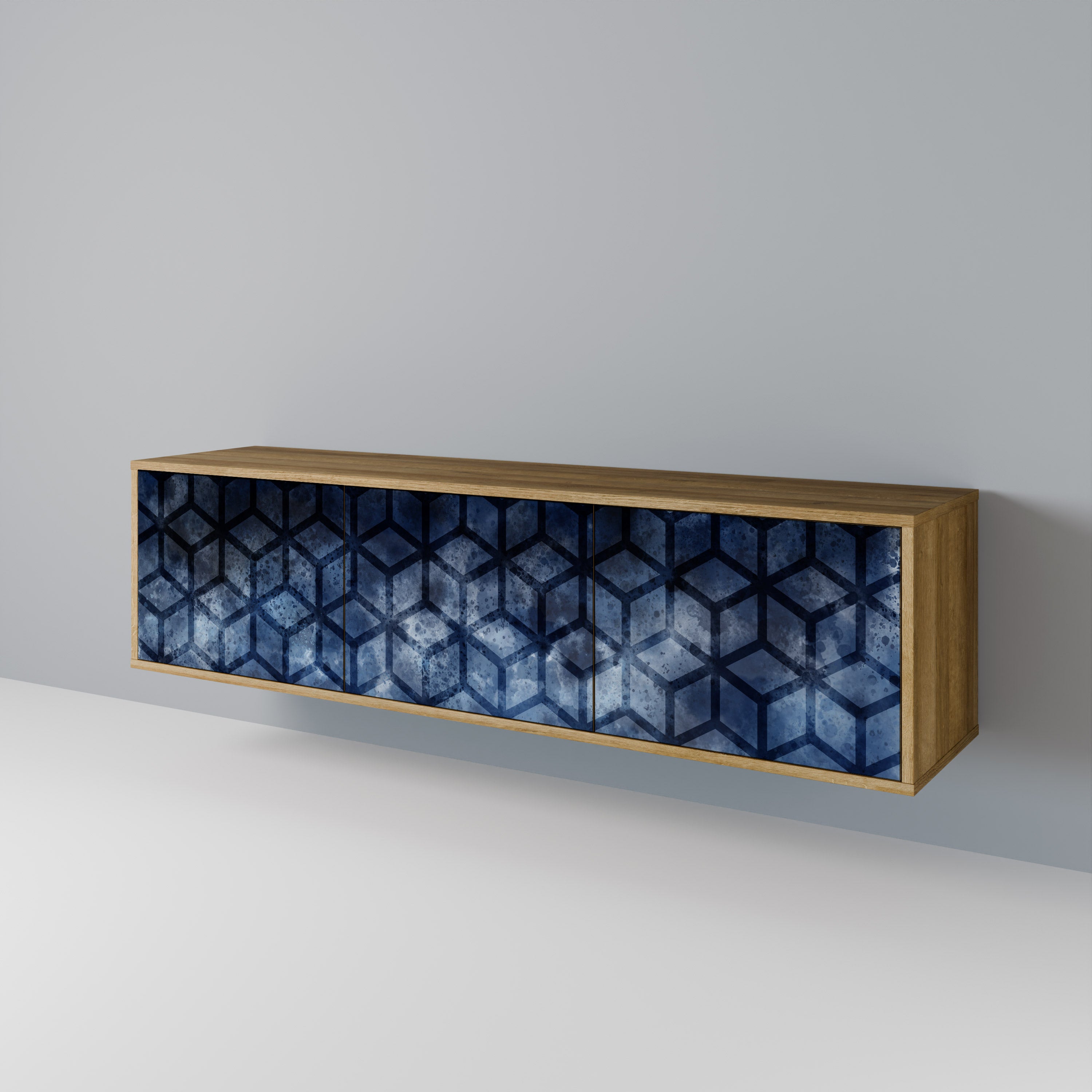 CUBIC MIST Mueble de TV de 3 Puertas