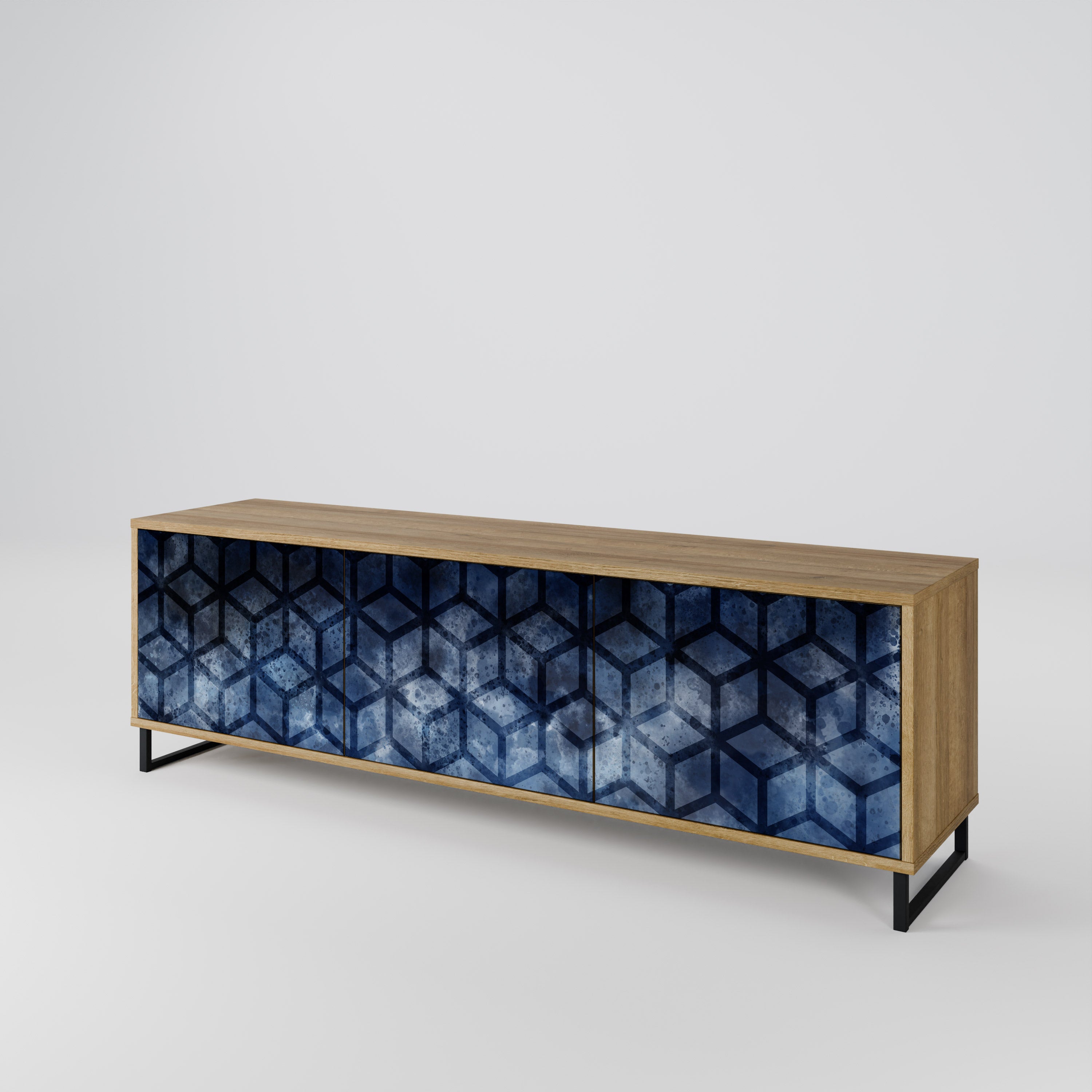 CUBIC MIST Mueble de TV de 3 Puertas