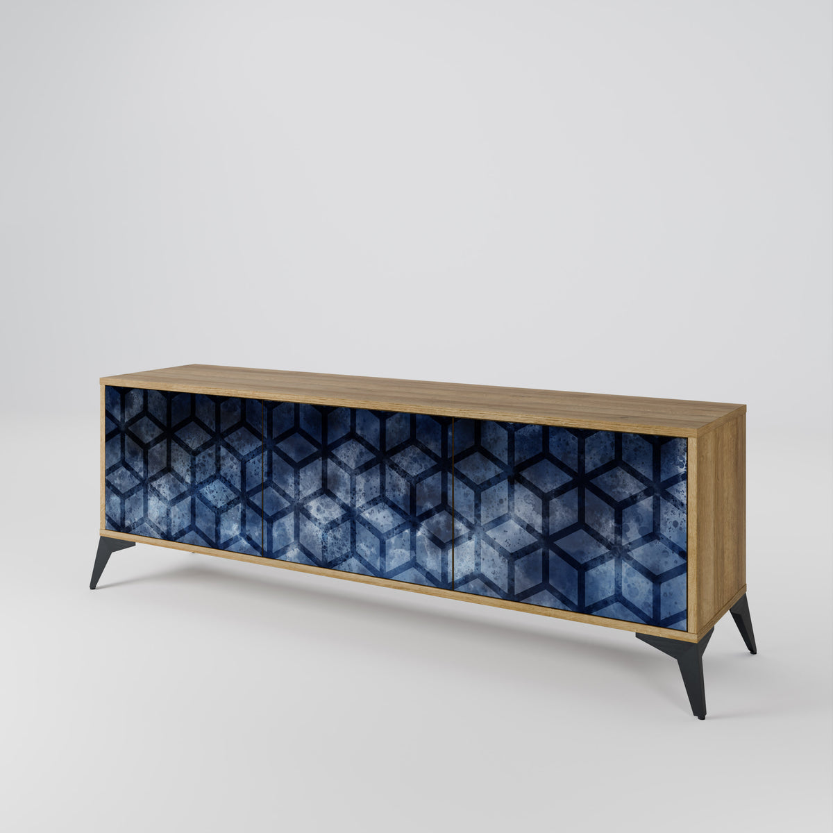 CUBIC MIST Mueble de TV de 3 Puertas