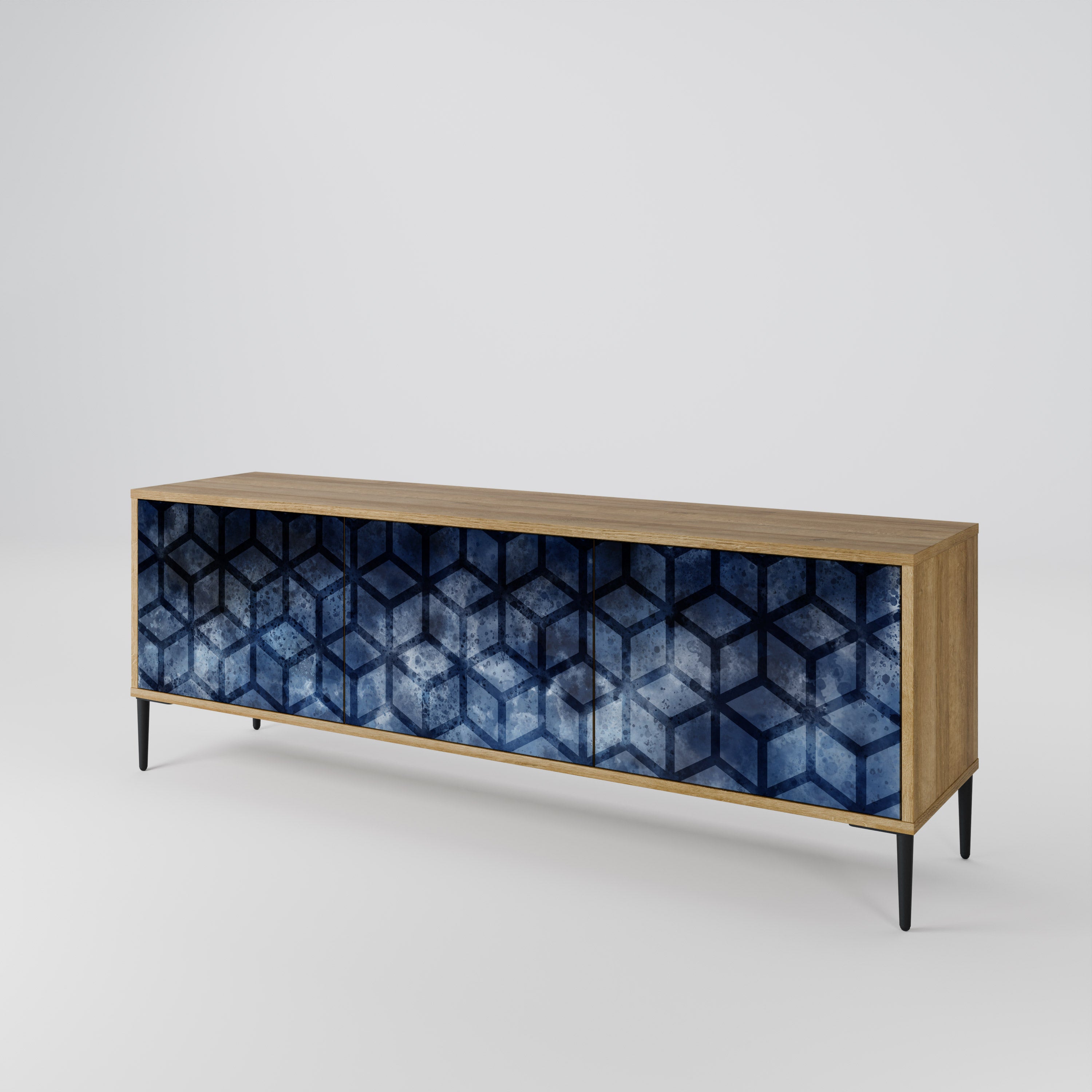 CUBIC MIST Mueble de TV de 3 Puertas