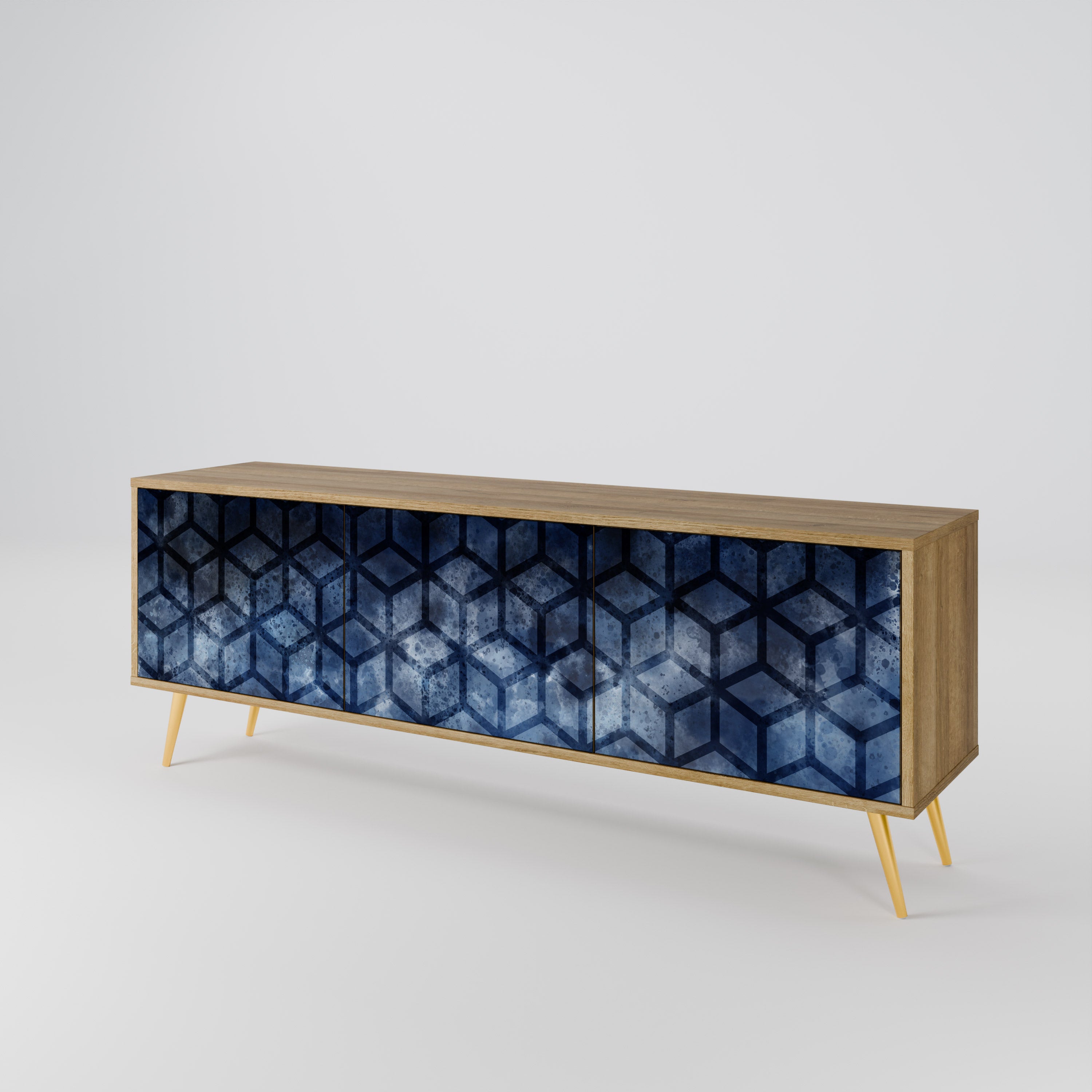 CUBIC MIST Mueble de TV de 3 Puertas