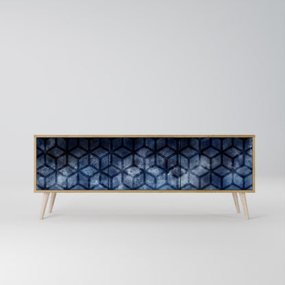 CUBIC MIST Mueble de TV de 3 Puertas