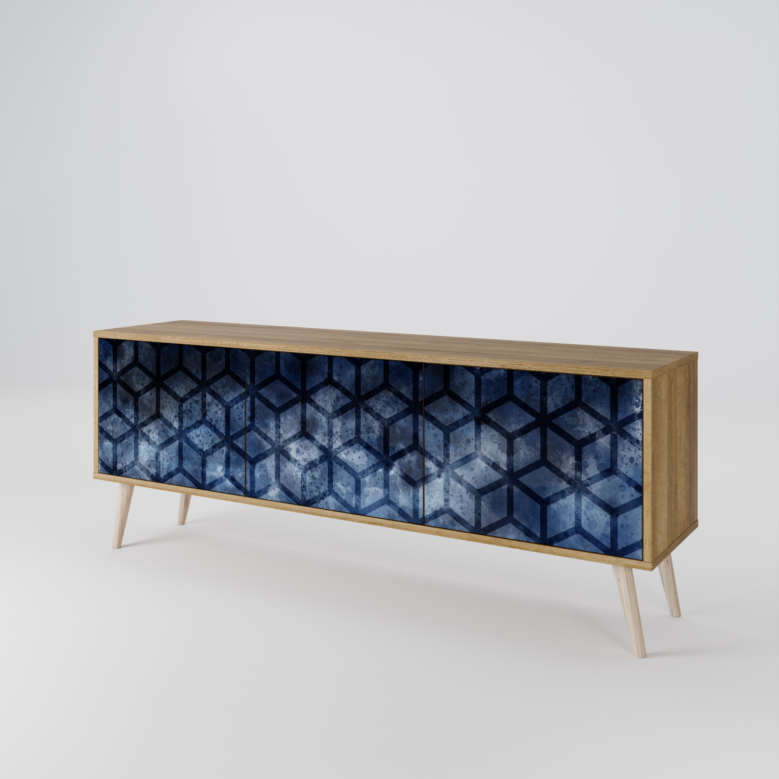 CUBIC MIST Mueble de TV de 3 Puertas