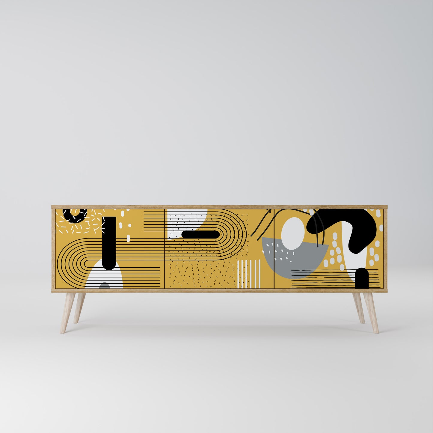 SHAPESHIFT SYMPHONY Mueble de TV de 3 Puertas