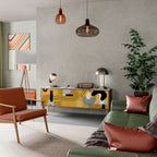 SHAPESHIFT SYMPHONY 3-Door TV Stand in Oak Effect