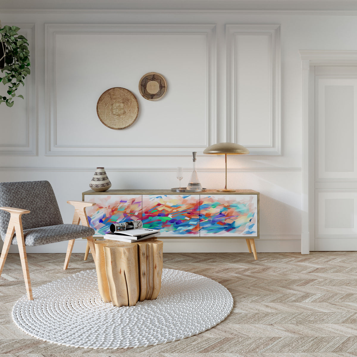 FINESSE MASH-UP Mueble de TV de 3 Puertas