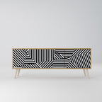 ILLUSIONARY LATTICE Mueble de TV de 3 Puertas