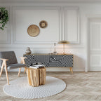 ILLUSIONARY LATTICE Mueble de TV de 3 Puertas