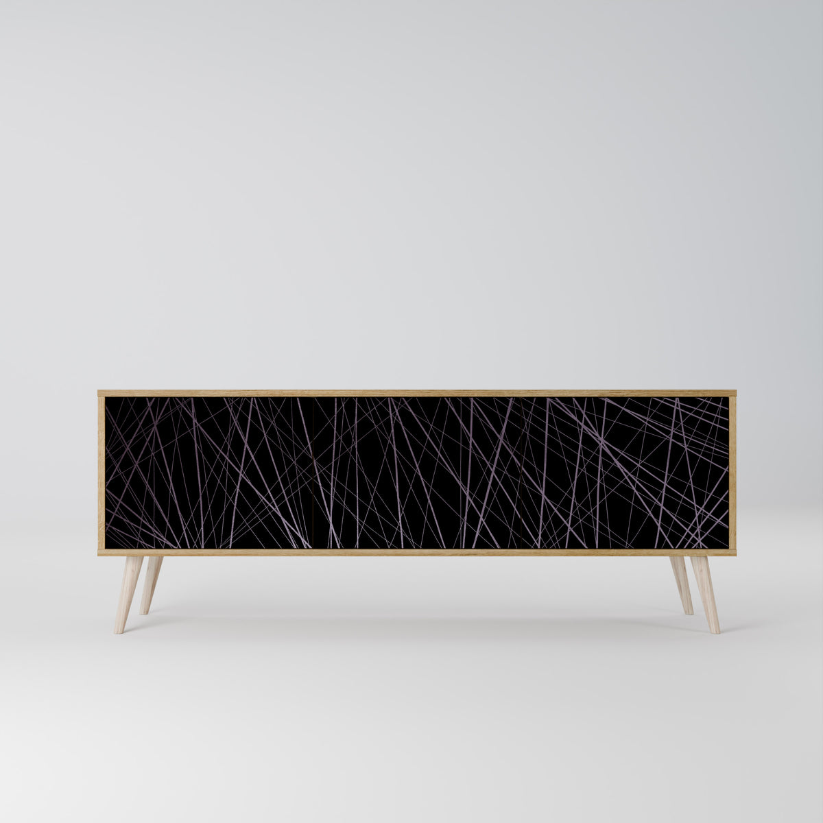 SHIMMER SPIDERGRAM Mueble de TV de 3 Puertas