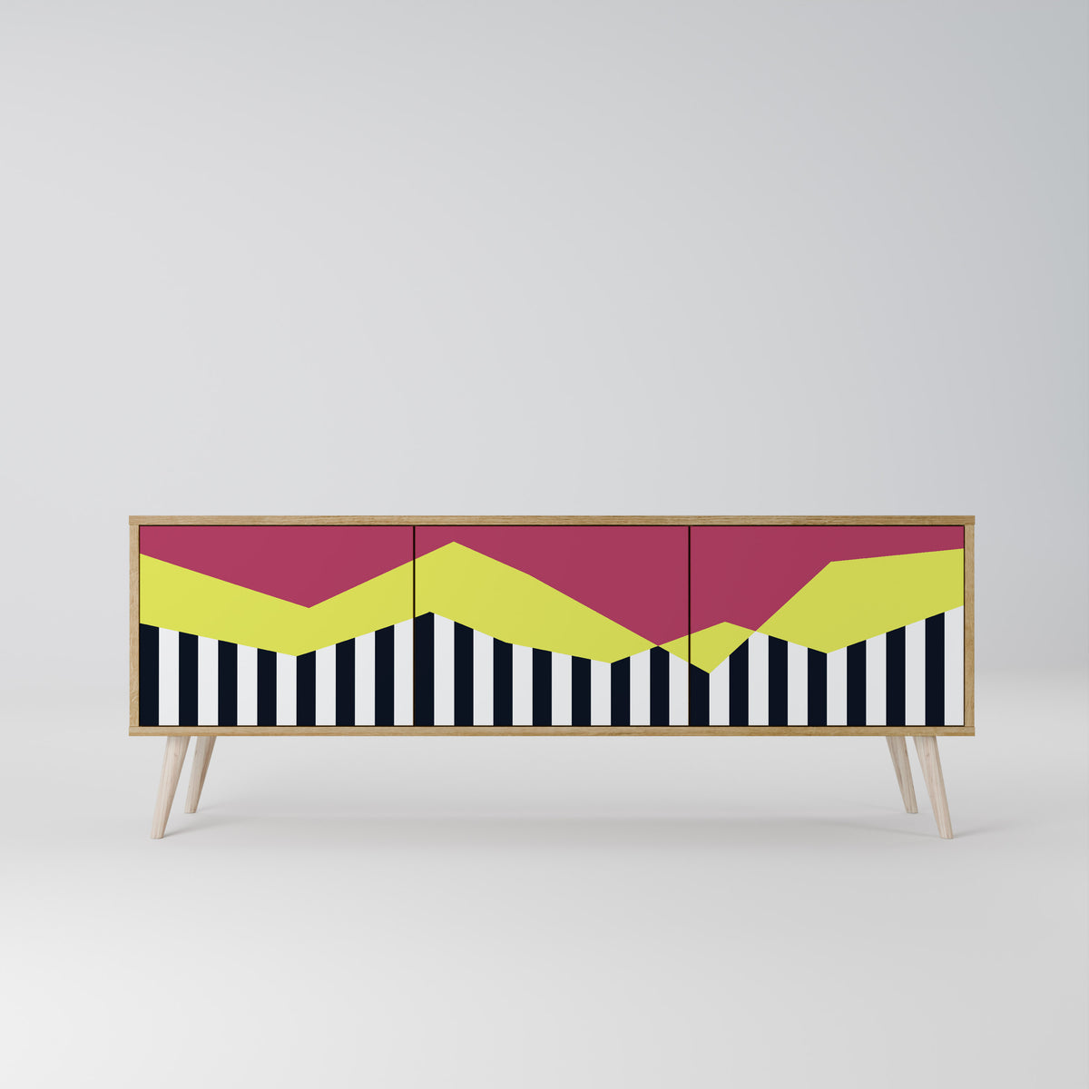PIANO FANTASY Mueble de TV de 3 Puertas