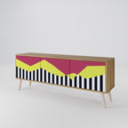PIANO FANTASY Mueble de TV de 3 Puertas