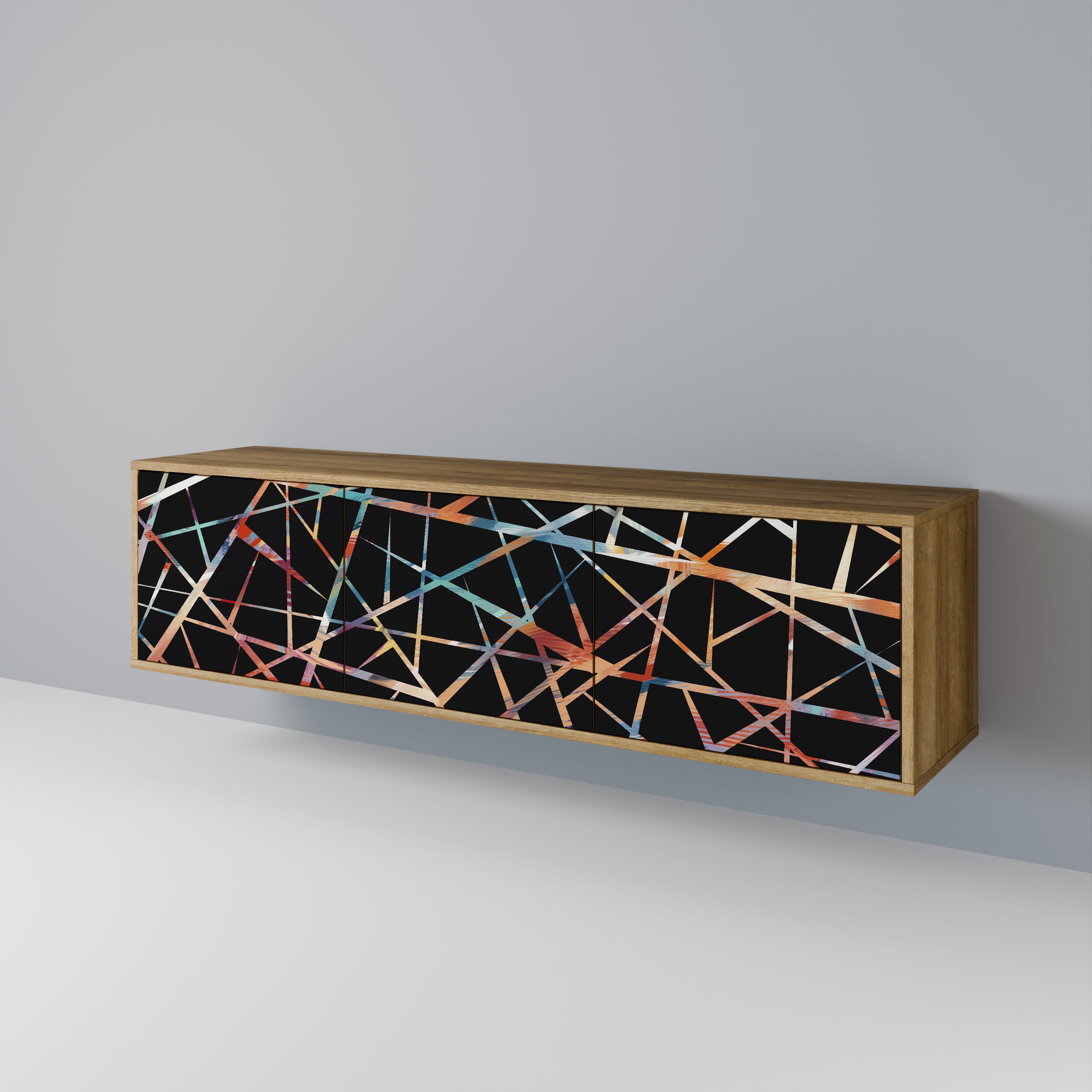 POLYGON VERVE Mueble de TV de 3 Puertas