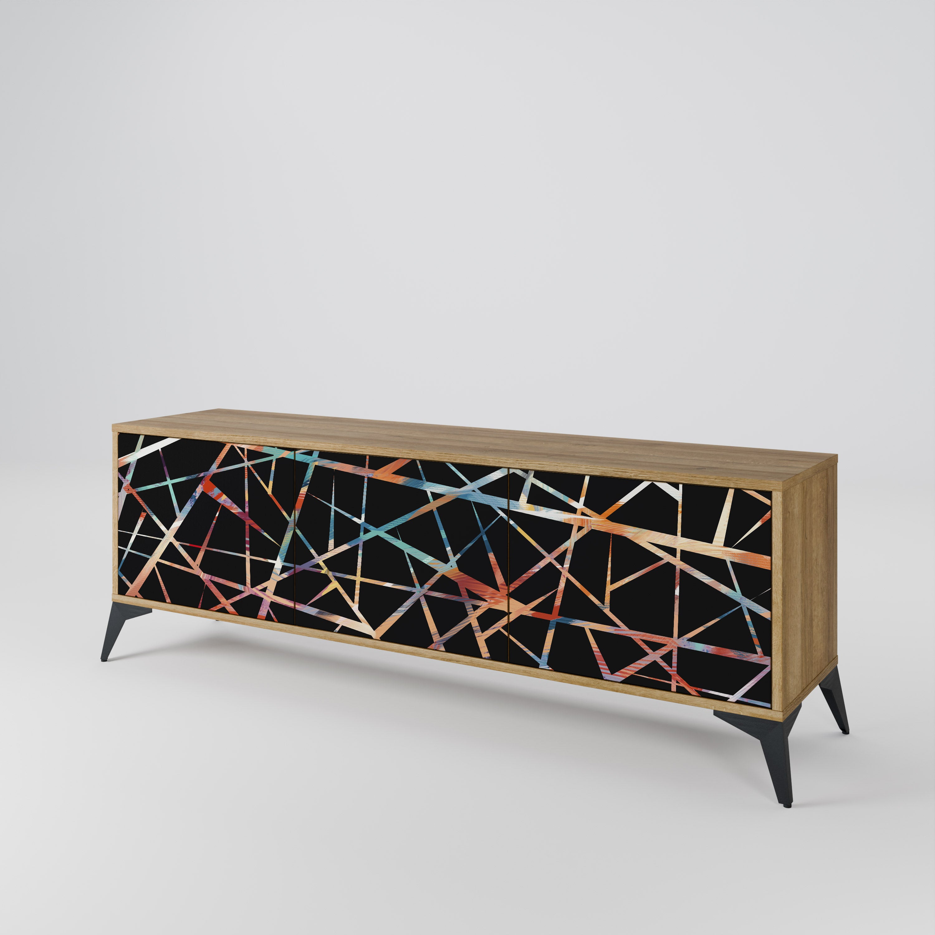 POLYGON VERVE Mueble de TV de 3 Puertas