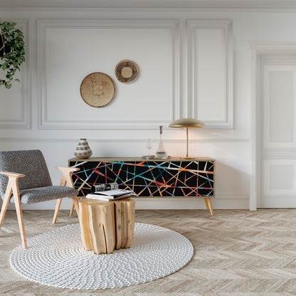 POLYGON VERVE Mueble de TV de 3 Puertas