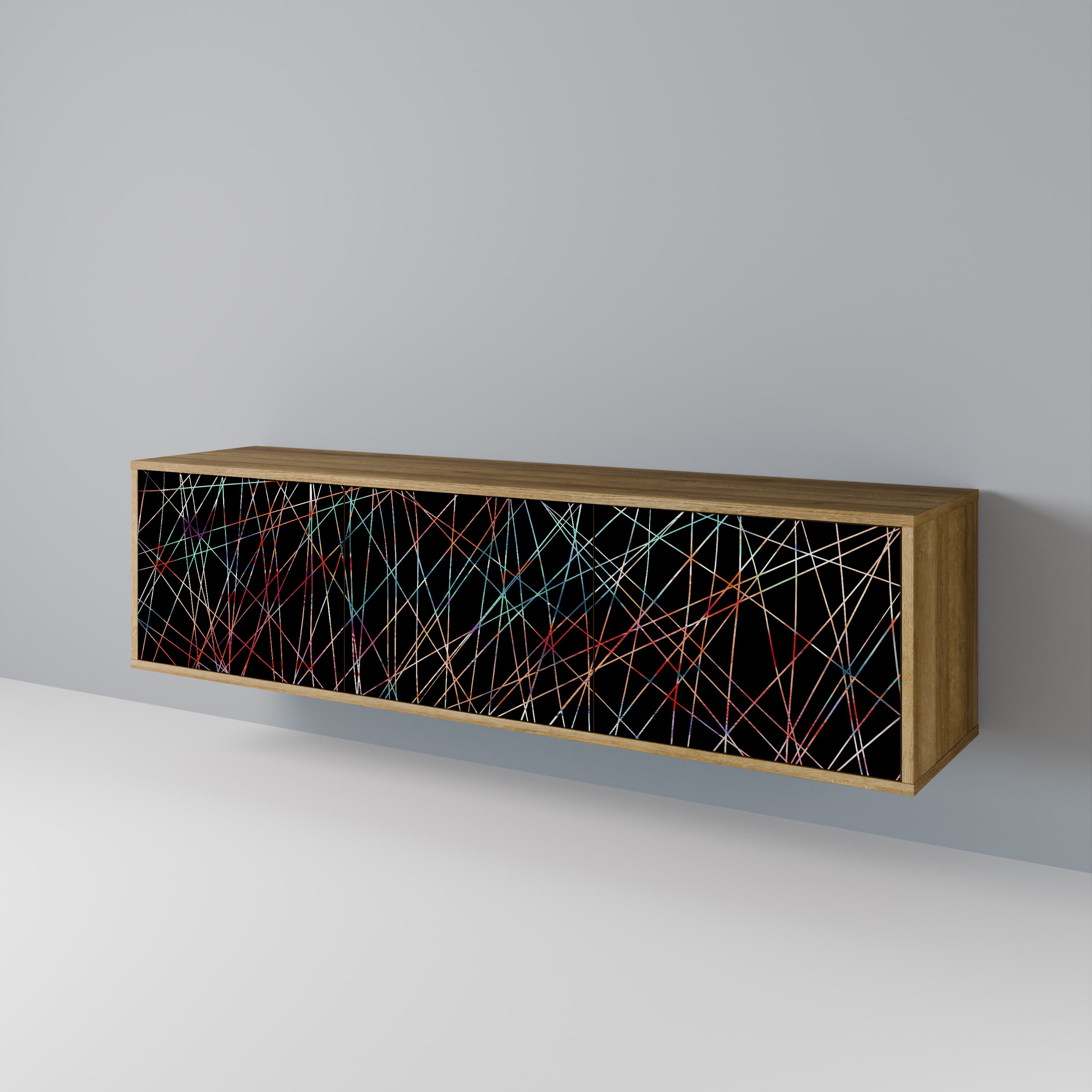 LUMINOUS SNARE Mueble de TV de 3 Puertas