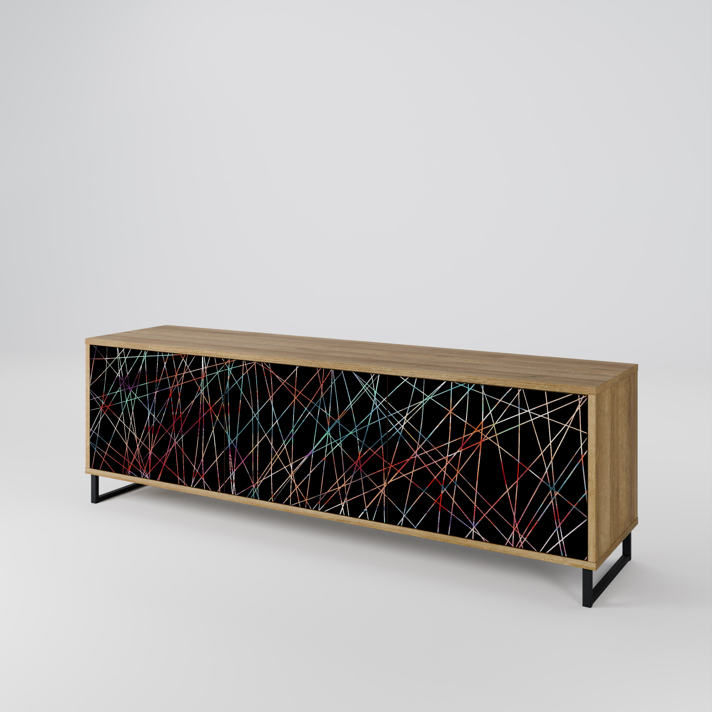 LUMINOUS SNARE Mueble de TV de 3 Puertas
