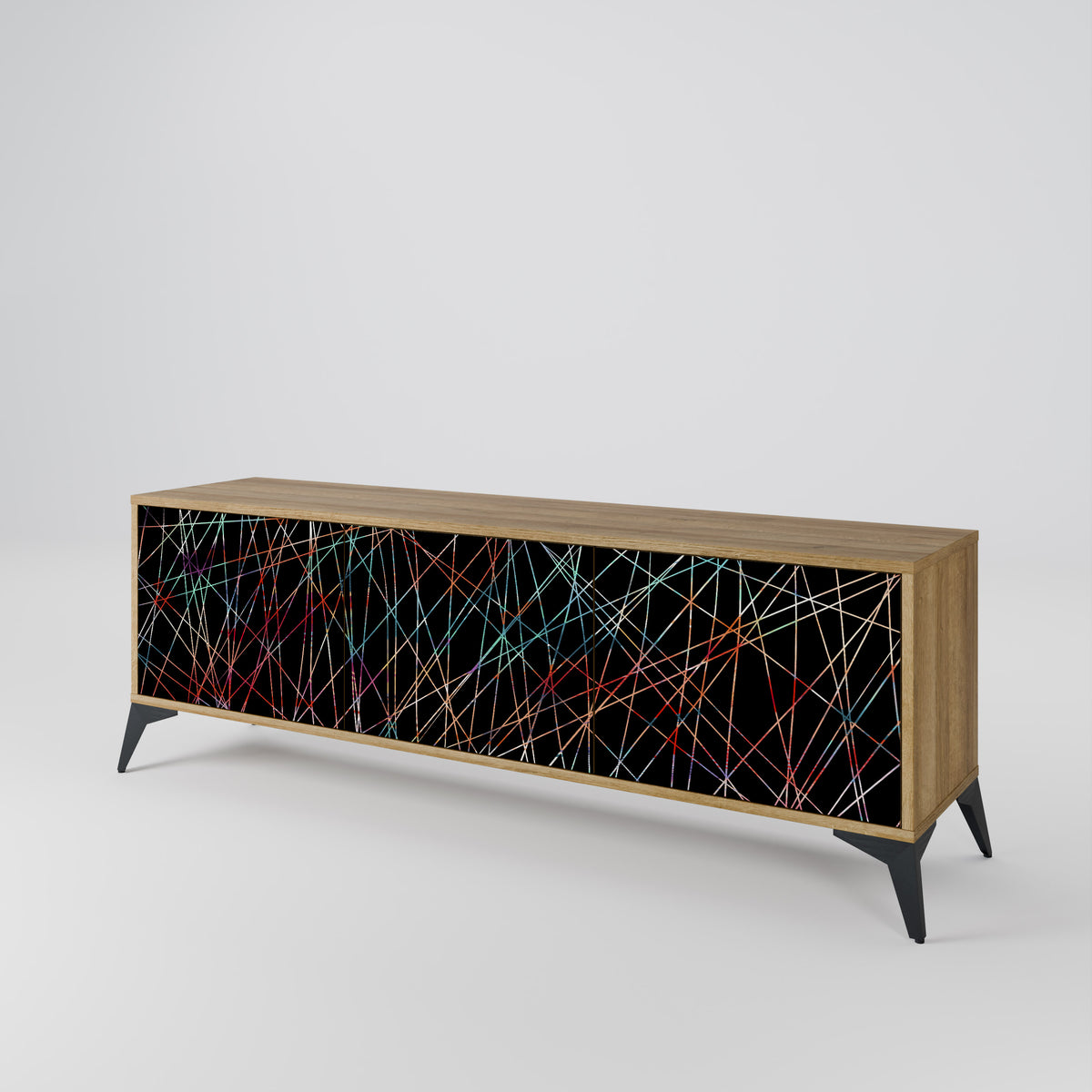 LUMINOUS SNARE Mueble de TV de 3 Puertas