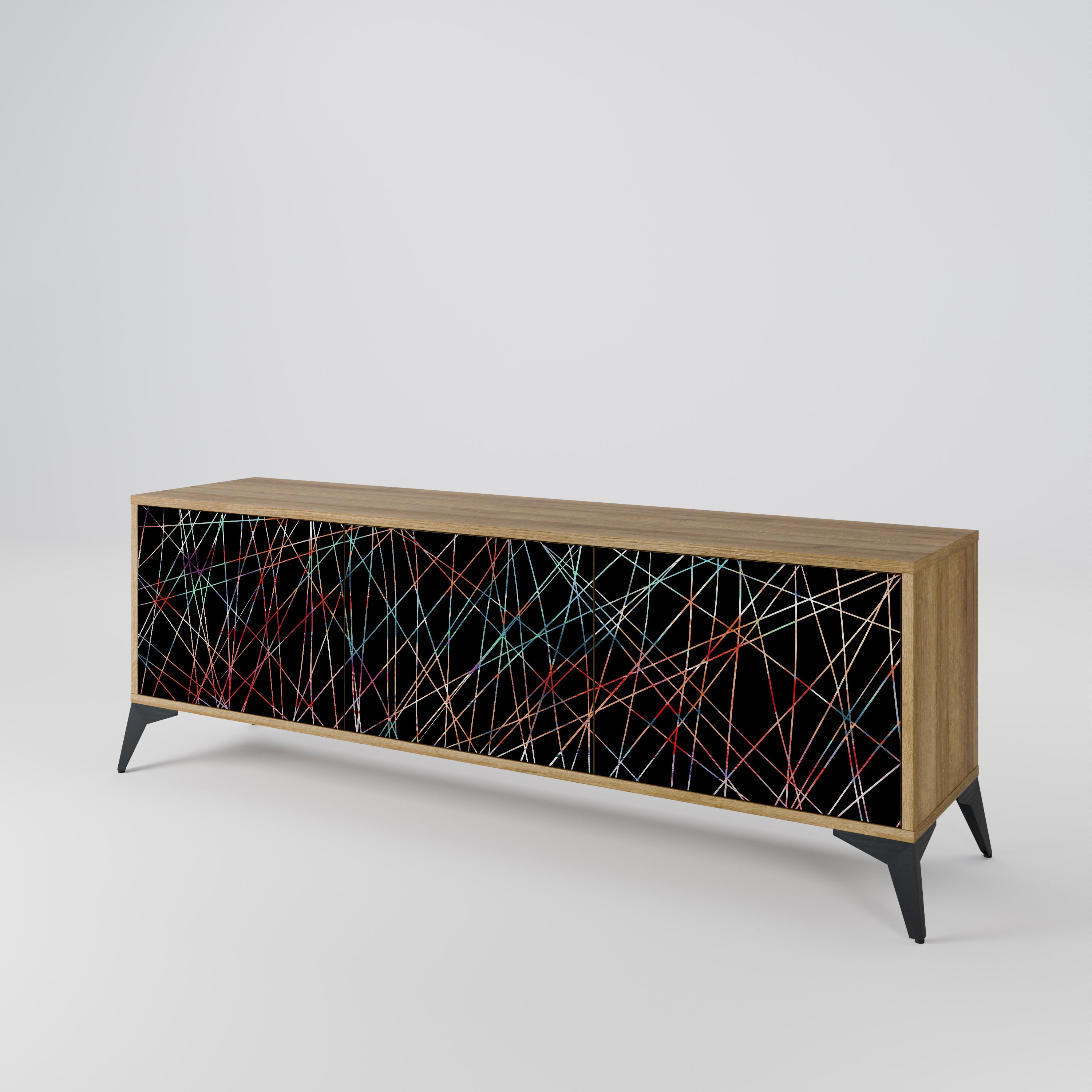 LUMINOUS SNARE Mueble de TV de 3 Puertas
