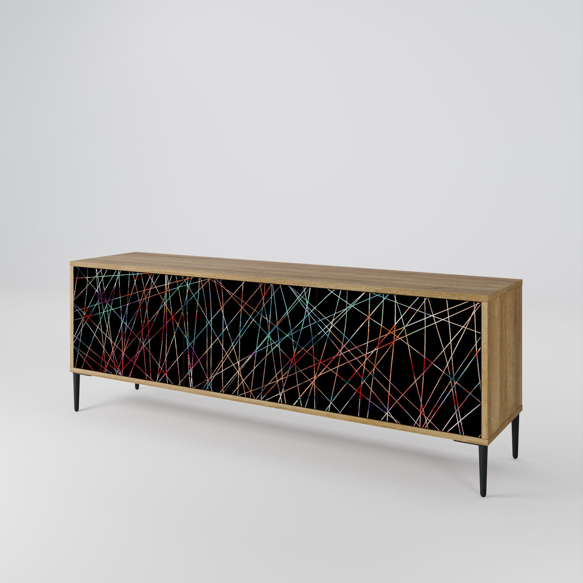 LUMINOUS SNARE Mueble de TV de 3 Puertas