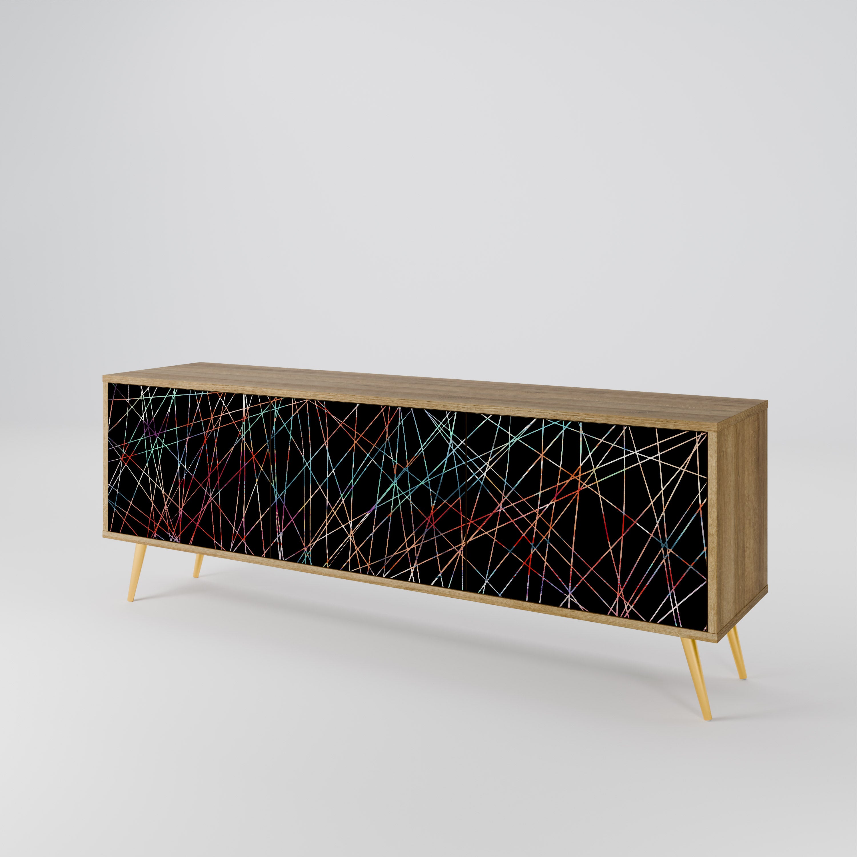 LUMINOUS SNARE Mueble de TV de 3 Puertas