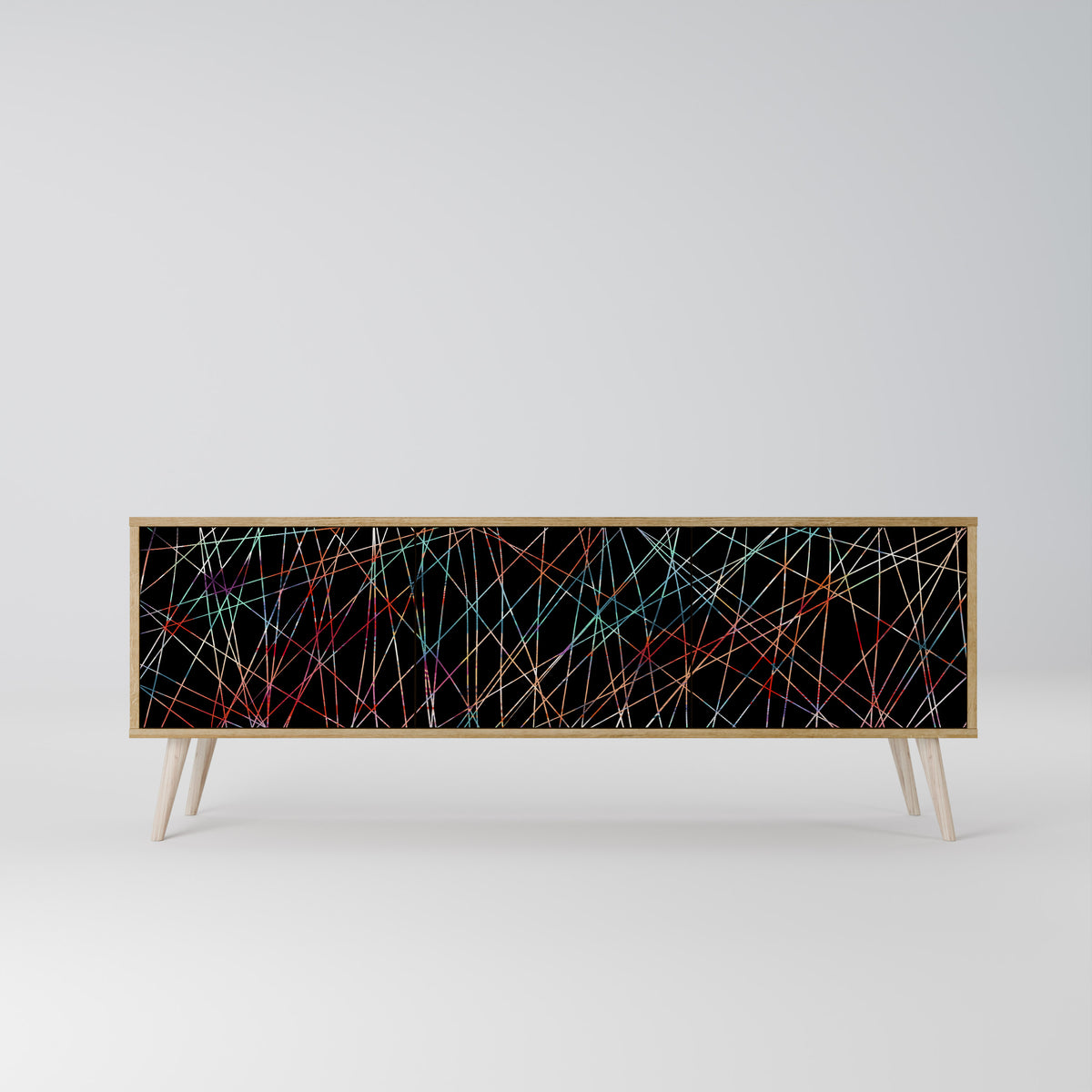 LUMINOUS SNARE Mueble de TV de 3 Puertas