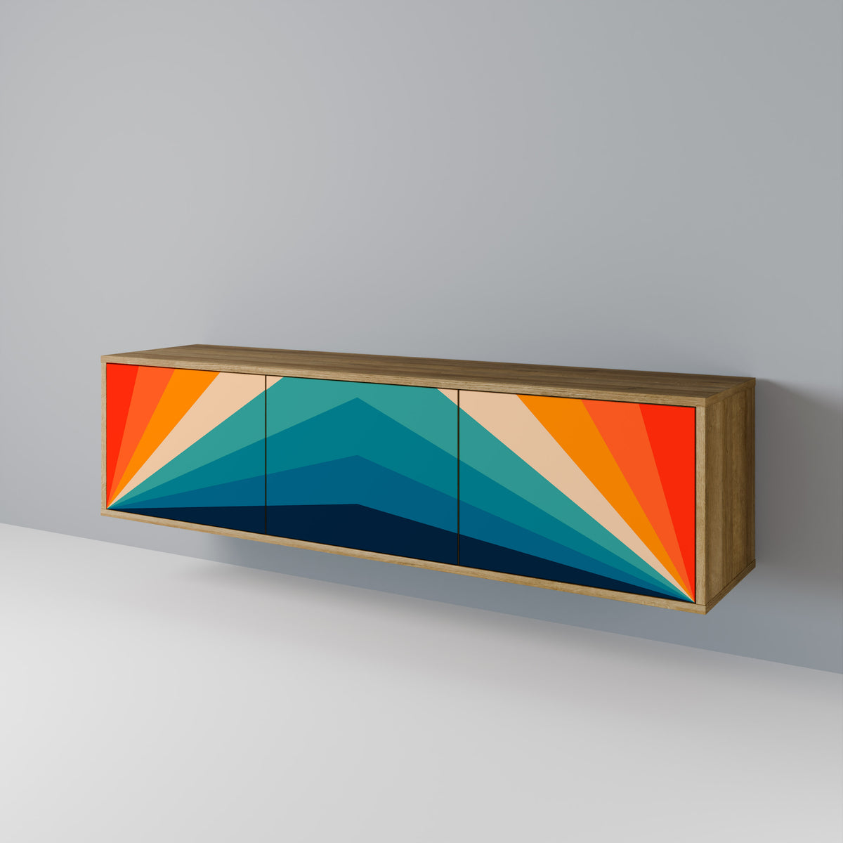 PRISM CONCUSSION Mueble de TV de 3 Puertas