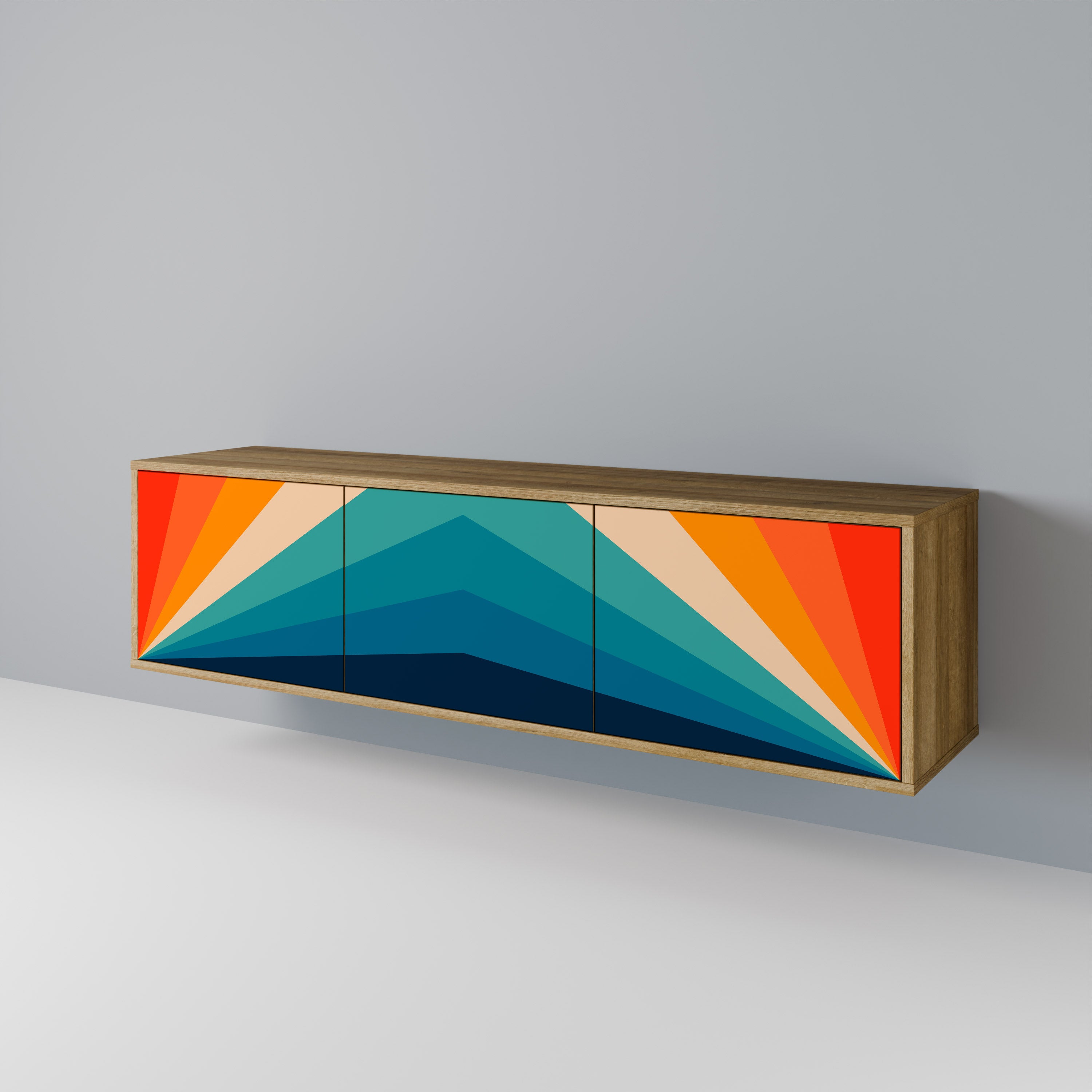 PRISM CONCUSSION Mueble de TV de 3 Puertas