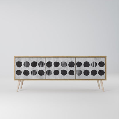 GHOSTLY GRADIENTS Mueble de TV de 3 Puertas