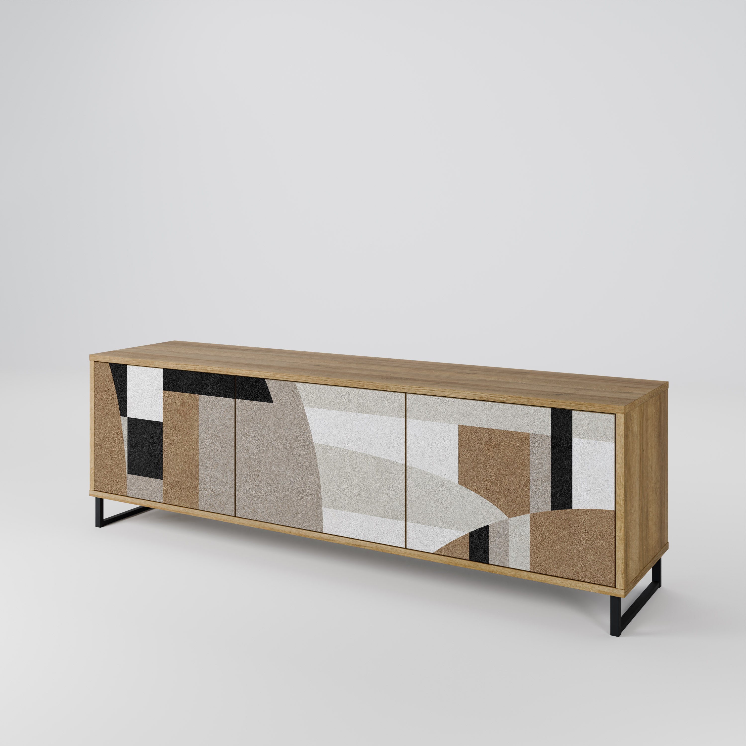 DELICATE MEMENTO Mueble de TV de 3 Puertas