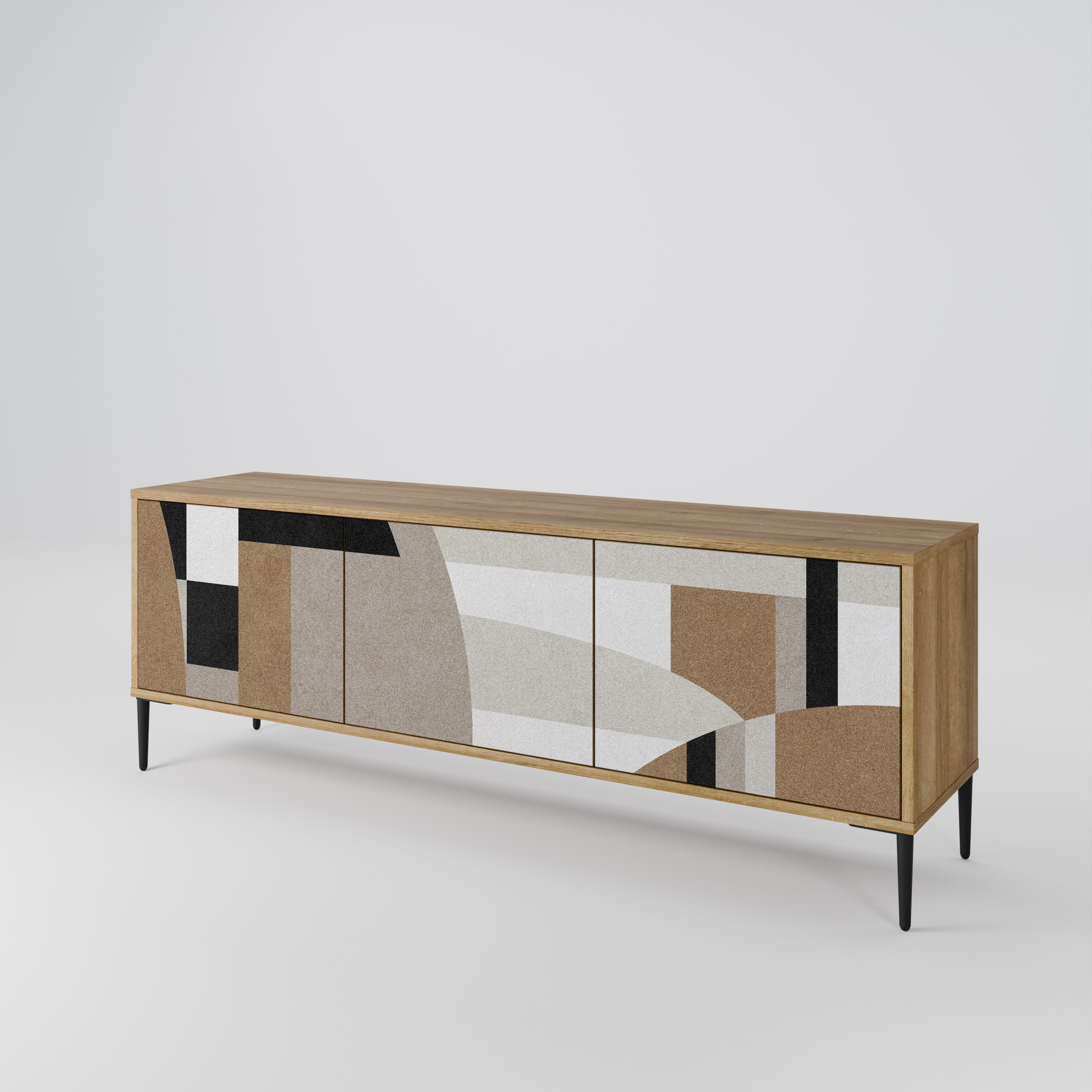 DELICATE MEMENTO Mueble de TV de 3 Puertas