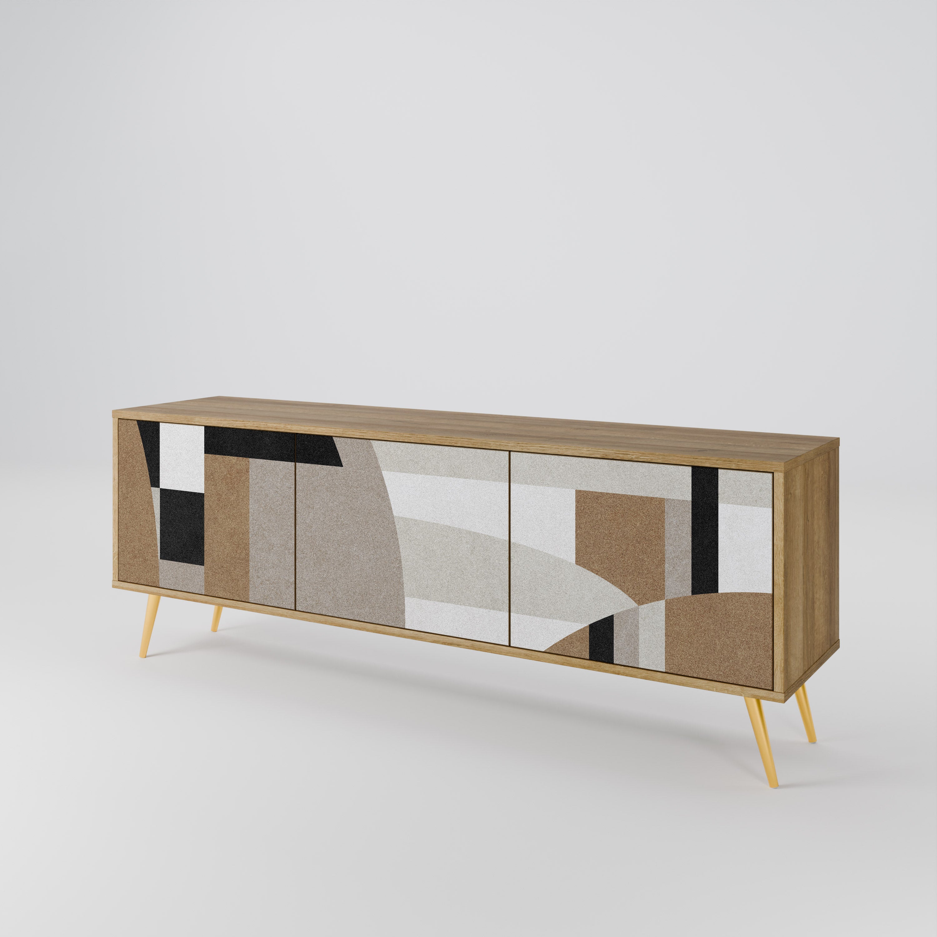 DELICATE MEMENTO Mueble de TV de 3 Puertas