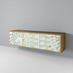 HELIX DANCE Mueble de TV de 3 Puertas en Efecto Roble