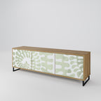 HELIX DANCE Mueble de TV de 3 Puertas en Efecto Roble