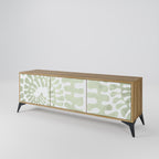 HELIX DANCE Mueble de TV de 3 Puertas en Efecto Roble