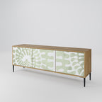 HELIX DANCE Mueble de TV de 3 Puertas en Efecto Roble