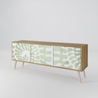 HELIX DANCE Mueble de TV de 3 Puertas en Efecto Roble