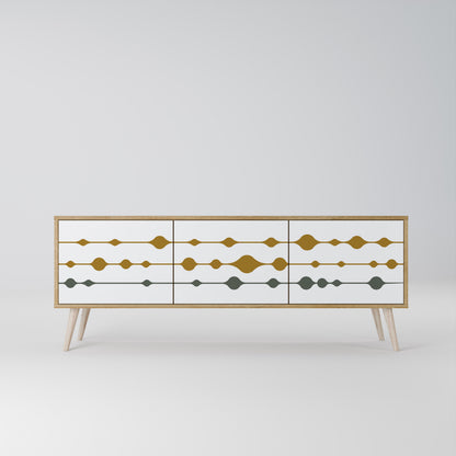 VIVID TONE Mueble de TV de 3 Puertas