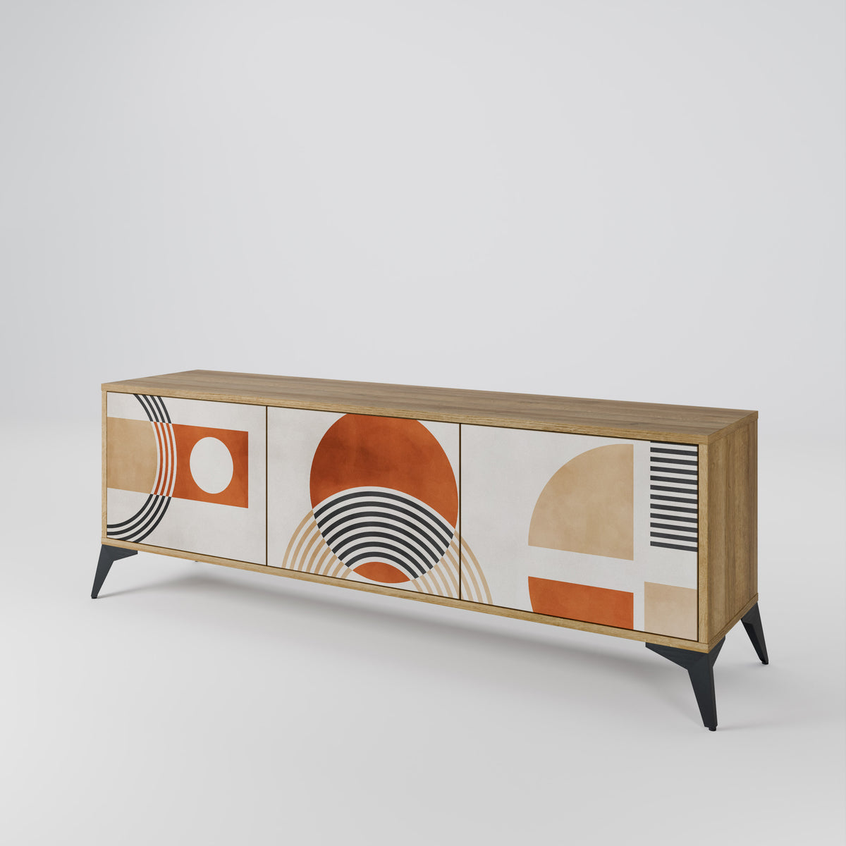 SPACE AROUND Mueble de TV de 3 Puertas